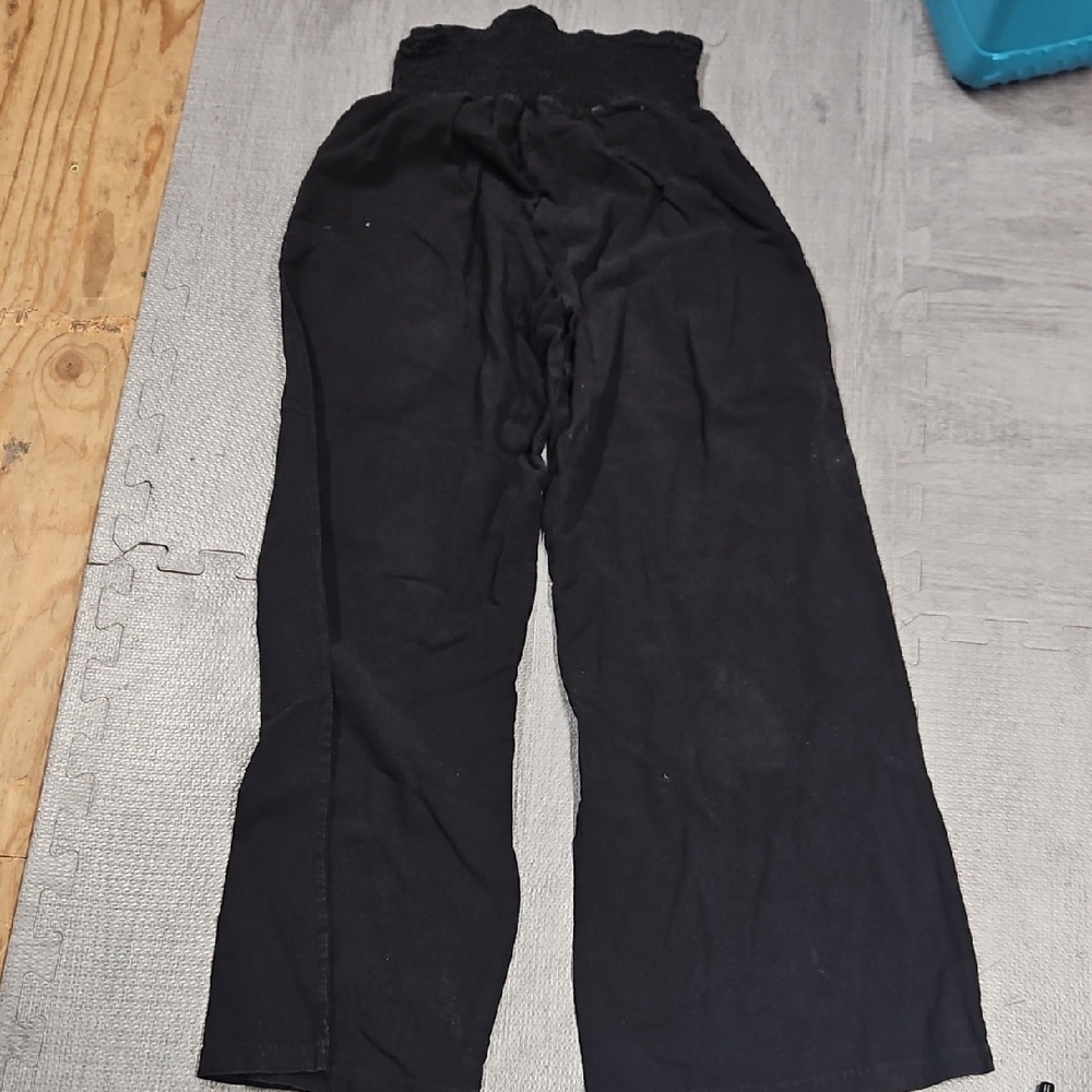 Black Wide-Leg Pants